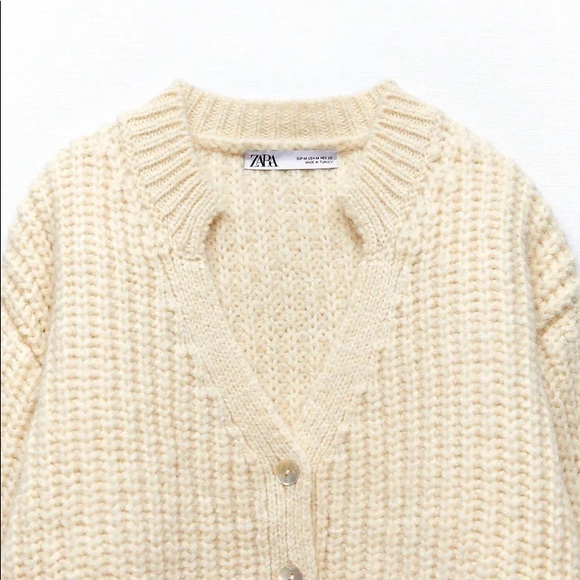 *SOLD*Zara knit jacket - Picture 8 of 9